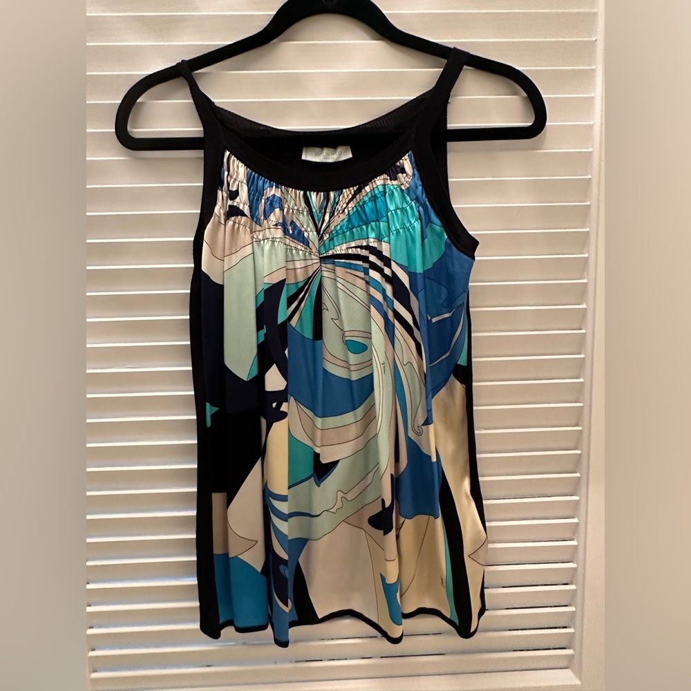Authentic Pucci silk tank top, Italian size 36, US size 8, mint condition